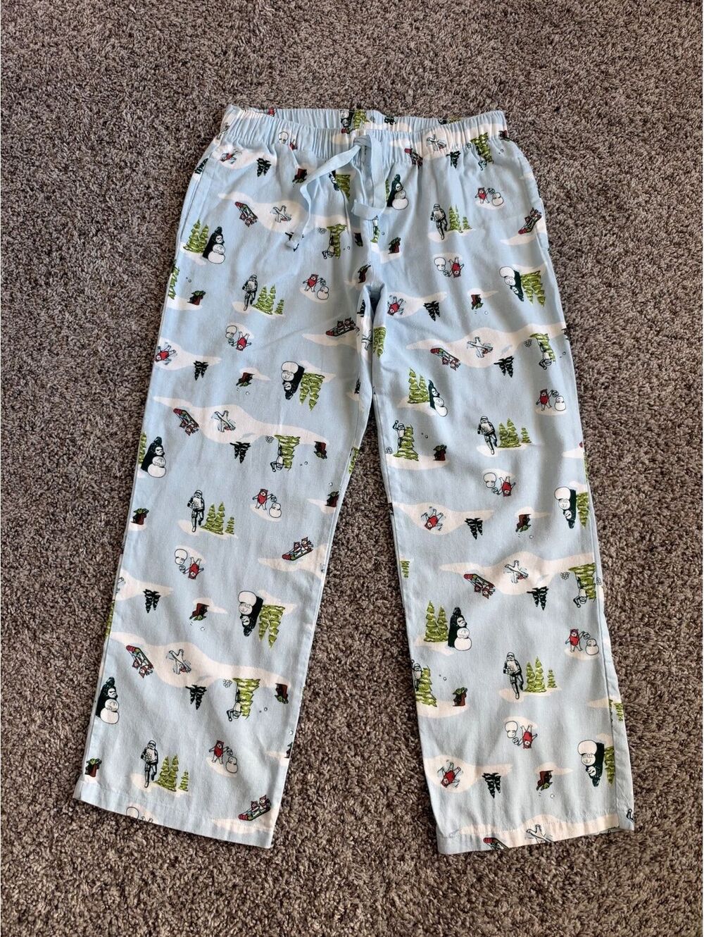 Old Navy x Star Wars Christmas Holiday 100% Cotton Flannel Pajama Pants Size PM